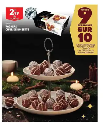 ALDI Isaura rochers cœur de noisette offre