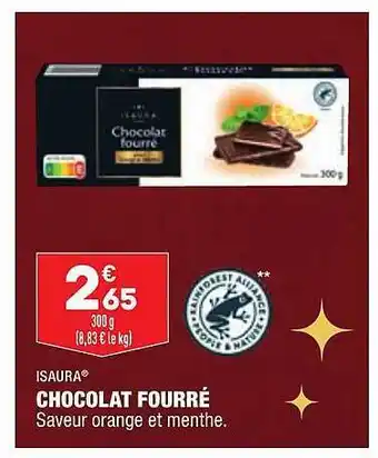 ALDI Isaura chocolat fourré offre