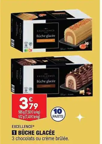 ALDI Excellence bûche glacée offre