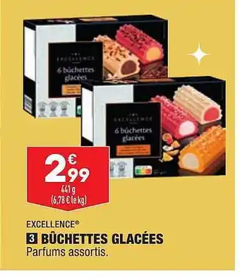 ALDI Excellence bûchettes glacées offre