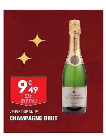 ALDI Veuve durand champagne brut offre