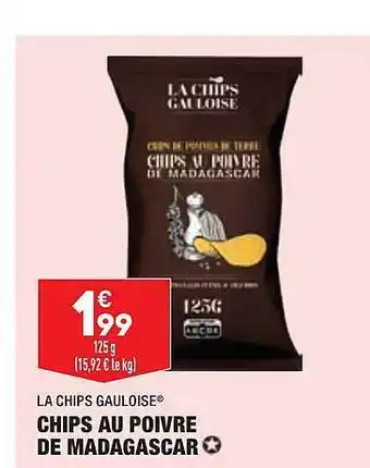 ALDI La chips gauloise chips au poivre de madagascar offre
