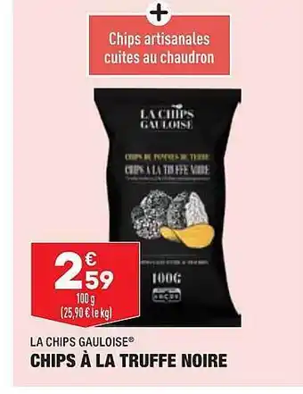 ALDI La chips gauloise chips à la truffe noire offre