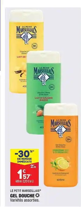 ALDI Le petit marseillais gel douche offre