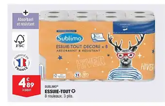 ALDI Sublimo essuie-tout offre