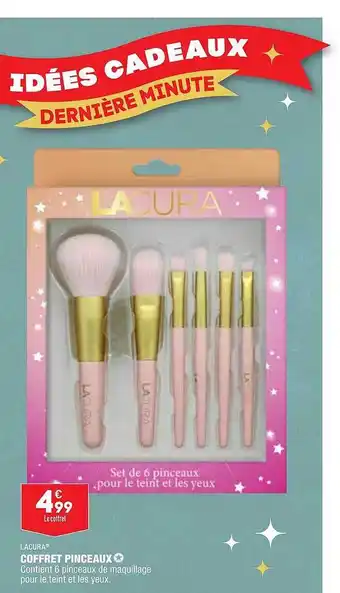 ALDI Lacura coffret pinceaux offre