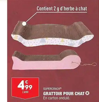ALDI Grattoir pour chat supercrack offre