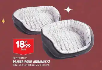 ALDI Panier pour animaux supercrack offre