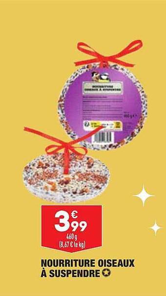 ALDI Nourriture oiseaux à suspendre offre