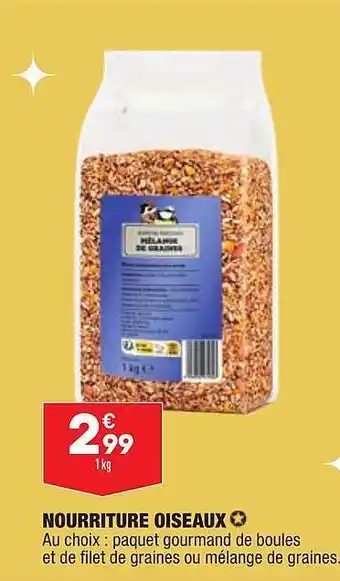ALDI Nourriture oiseaux offre