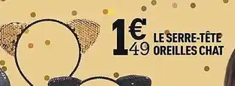 Centrakor Le serre-tête oreilles chat offre