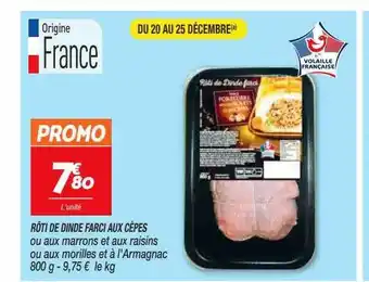 Netto Rôti de dinde farci aux cèpes offre
