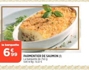 Maximarché Parmentier de saumon offre