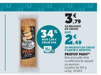 U Express Prefou paso offre