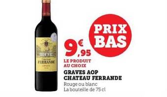 U Express Graves aop château ferrande offre