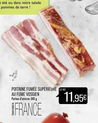 Match Poitrine fumée supérieure au fume Vosgien offre
