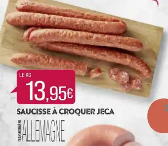 Match Saucisse à Croquer Jeca offre