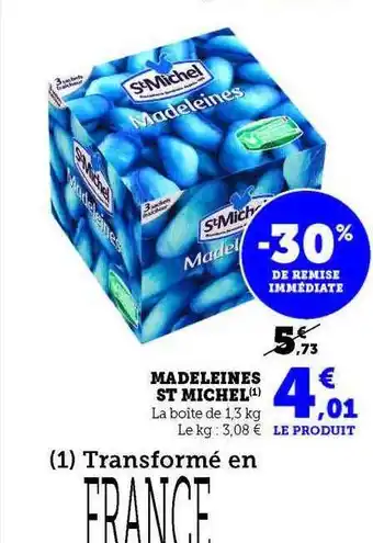 Hyper U Madeleines st michel offre