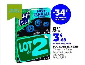 Hyper U Pochons mini bn offre