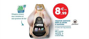 Hyper U Chapon certifié prêt-à-cuire u saveurs offre