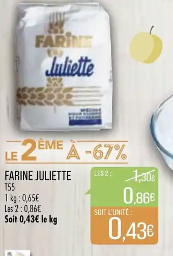 Match Farine Juliette offre
