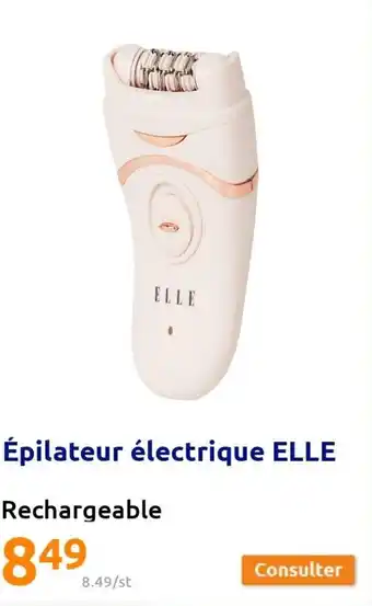 Action Épilateur électrique ELLE offre
