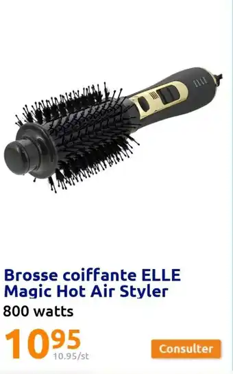 Action Brosse coiffante ELLE magic hot air styler offre