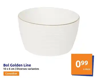Action Bol golden line offre