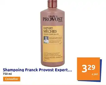 Action Shampoing franck provost expert offre