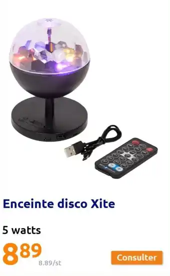 Action Enceinte disco xite offre