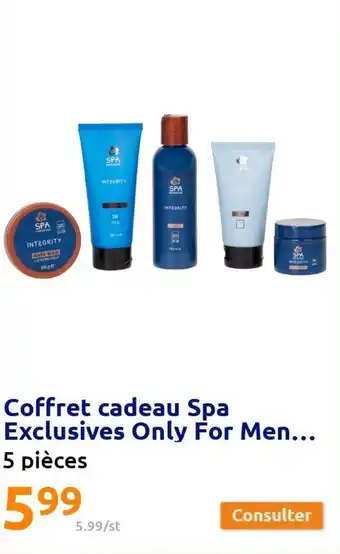 Action Coffret cadeau spa exlcusives only fo men offre