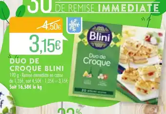 Match Duo de croque Blini offre