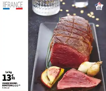 Auchan Viande bovine : rumsteak offre