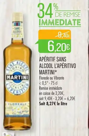 Match Apéritif sans alcool l'Apéritivo Martini offre