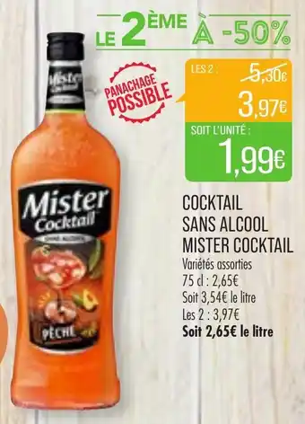 Match Cocktail sans alcool Mister Cocktail offre