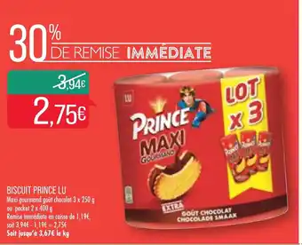 Match Biscuit Prince LU offre