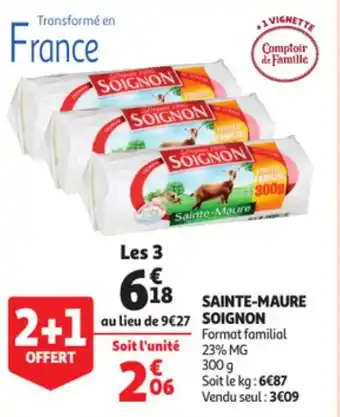 Auchan Sainte-maure soignon offre
