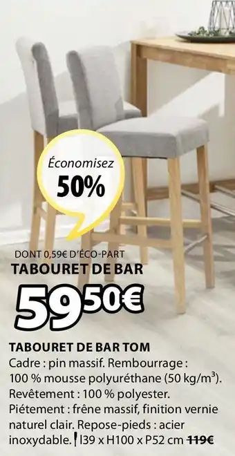 JYSK Tabouret De Bar tom offre