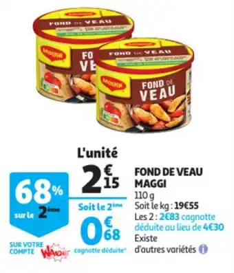 Auchan Fond de veau MAGGI offre