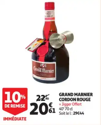 Auchan Grand marnier cordon rouge offre