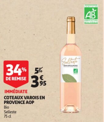 Auchan Coteaux varois en provence aop offre