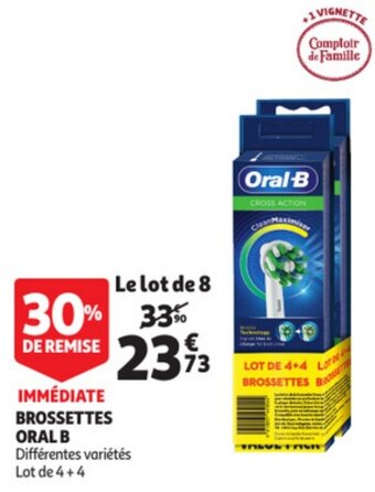 Auchan Brossettes ORAL B offre