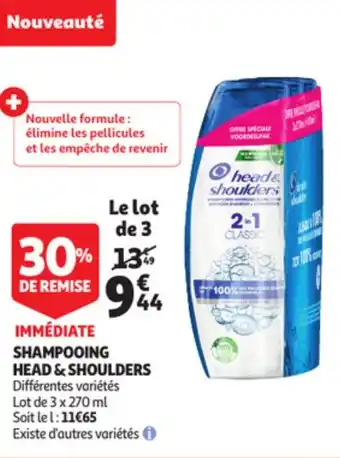 Auchan Shampooing HEAD & SHOULDERS offre