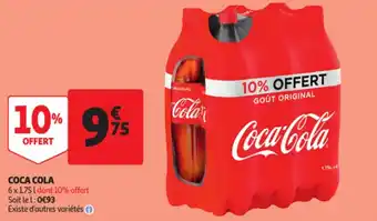 Auchan Coca cola 6 x 1,75 l offre