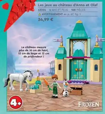 Les jeux au château d'anna et olaf