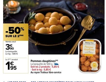 Carrefour Market Pommes Dauphines offre