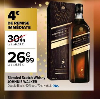 Carrefour Market Blended Scotch Whisky Johnnie Walker offre