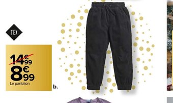 Carrefour Market Pantalon Garçon offre