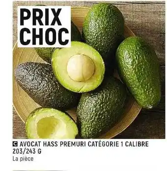 Spar Avocat hass premuri catégorie 1 calibre 203-243 g offre