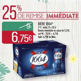 Match Bière 1664 offre